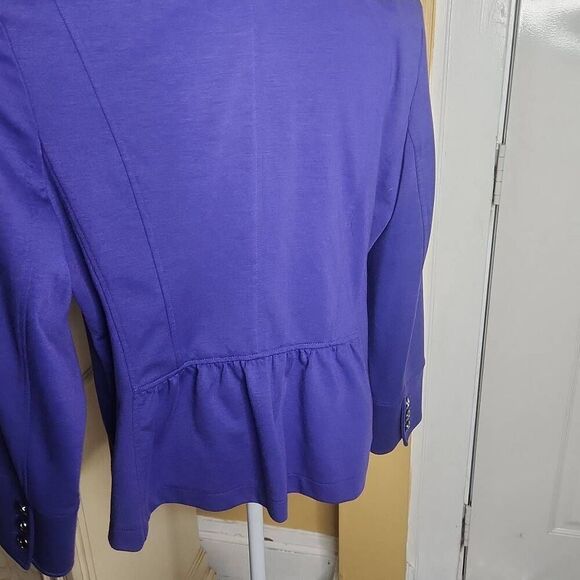 Vintage Linea by Louis dell'olio purple blazer jacket women's size L - Picture 6 of 6